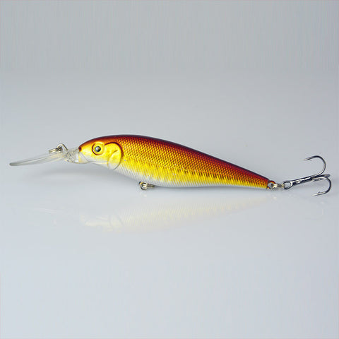 1PCS Super Quality  5 Colors 11cm 10.5g Hard Bait Minnow Fishing lures Bass Fresh Salt water 4#hook