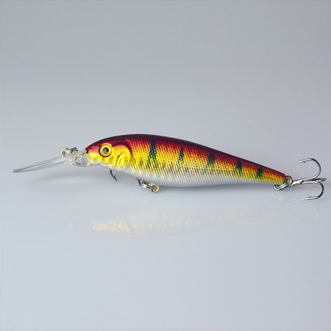 1PCS Super Quality  5 Colors 11cm 10.5g Hard Bait Minnow Fishing lures Bass Fresh Salt water 4#hook