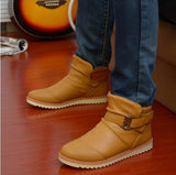 2014 winter new arrival men's snow boots men's winter boots for men's warm leather high-top with fur 3 colors in stock!