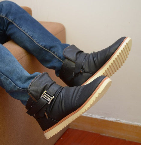 2014 winter new arrival men's snow boots men's winter boots for men's warm leather high-top with fur 3 colors in stock!