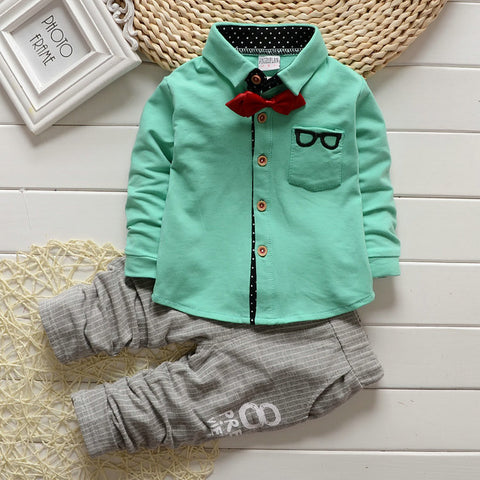 Baby Boy Long Sleeve t-shirt + pants suit boy Kids Clothing