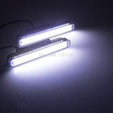 2pcs Waterproof 12W 6000K-7500K COB LED Lights DRL Daytime Running Light