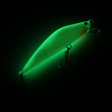 3D Luminous Night Fishing Minnow Lure Isca Artificial Hard Fishing Bait 82mm 8g Minnow Fishing Lures Tackle With 2 Hooks