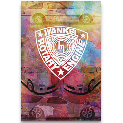 Wankel Art Canvas print