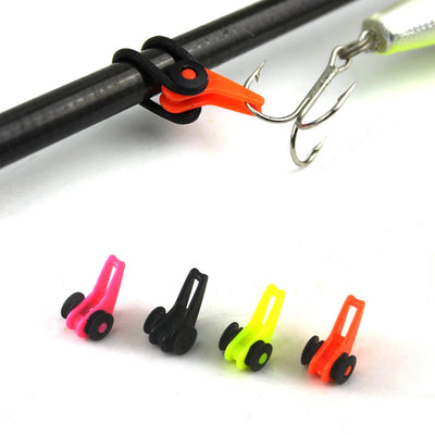 Multiple Color Plastic Fishing Rod Pole HooK Keeper