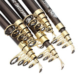 Carbon 2.1M 2.4M 2.7M 3.0M 3.6M Portable Telescopic Fishing Rod