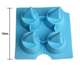 Cool Shark Fin Shape Ice Cube Freeze Mold Ice Maker Mould