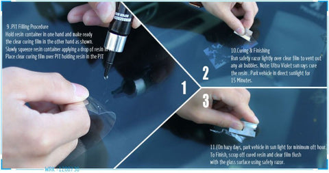 DIY Car Windshield Repair Kit