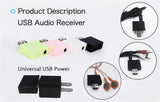 USB Bluetooth Music Receiver Adapter 3.5mm