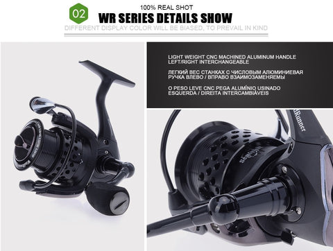 2016 New SeaKnight Spinning Fishing Reel WR2000H/3000H High Speed 6.2:1 11BB