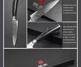 high quality 5" Japanese VG10 Damascus steel kitchen knife