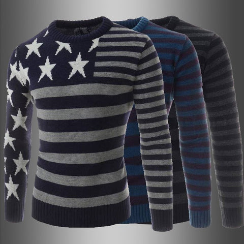 Patchwork Star Long Sleeve Sweater