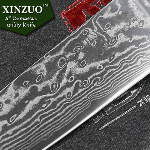 high quality 5" Japanese VG10 Damascus steel kitchen knife