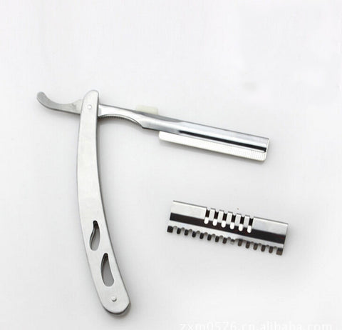 High quality Men face Straight Sharp 440C Stainless Steel