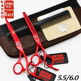 Kasho professional hair scissors hairdressing thinning scissors barber tijera peluqueria forbici capelli shear tesoura ciseaux