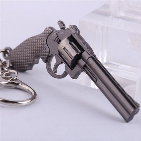 2015 Novelty Items Vintage Adventure Time AK47 Gun Men Keychain Punk Keychain Key ring Jewelry Car Accessory Gift For Men