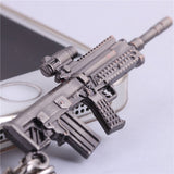 2015 Novelty Items Vintage Adventure Time AK47 Gun Men Keychain Punk Keychain Key ring Jewelry Car Accessory Gift For Men