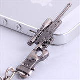 2015 Novelty Items Vintage Adventure Time AK47 Gun Men Keychain Punk Keychain Key ring Jewelry Car Accessory Gift For Men