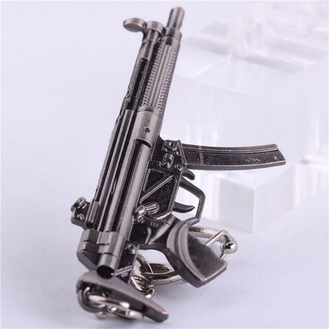2015 Novelty Items Vintage Adventure Time AK47 Gun Men Keychain Punk Keychain Key ring Jewelry Car Accessory Gift For Men