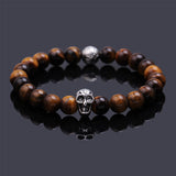 black Lava stone buddha bracelet Many colors to choose!