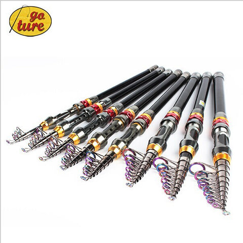 Premum High quality carbon fiber 3.6m 10Section Carbon Spinning sea rod