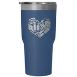 Welder Heart Tumbler