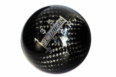 VR STORE-Carbon Fiber MUGEN Gear Shift Knob Six Speed Manual