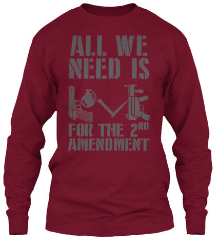 All we need is love long sleeve