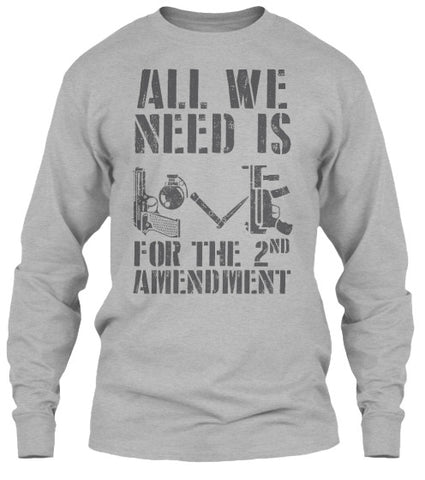 All we need is love long sleeve