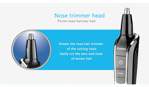 Kemei1832 New Cutter Electric Hair Clipper Rechargeable Hair Trimmer Shaver Razor Cordless Adjustable Clipper