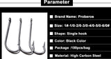 100PC  Big Fish hook 9255-1#-8/0# JIG Hook