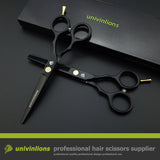 5.5" sale black japan hair scissors teflon shears