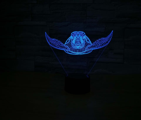 Turtle 3d night lamps