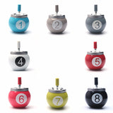 Billiards Lucky Numbers Smokeless Metal Smoking Ashtrays