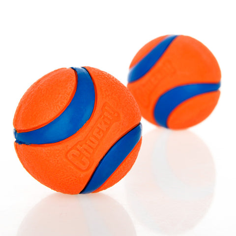 Pet Dog Rubber Pinball Two Balls And A Ball Packing Orange Rubber Resistance To Bite Molars Toys Pet