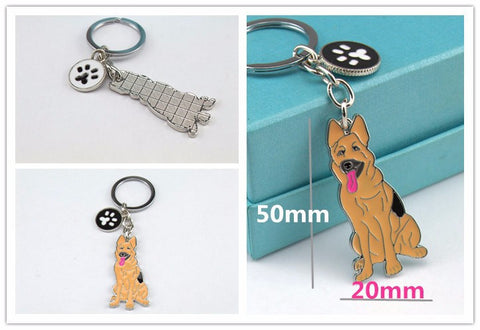 German Shepherd Dog Keychain