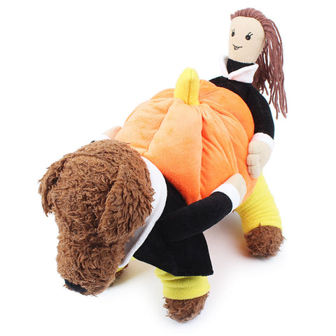 Funny Pumpkin Halloween Dog Costumes