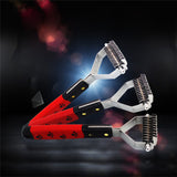 Double Side Dog Brush Dematting Matbreaker Grooming Deshedding Trimmer Tool Comb Pet Brush Rake 10/13/18 Blades