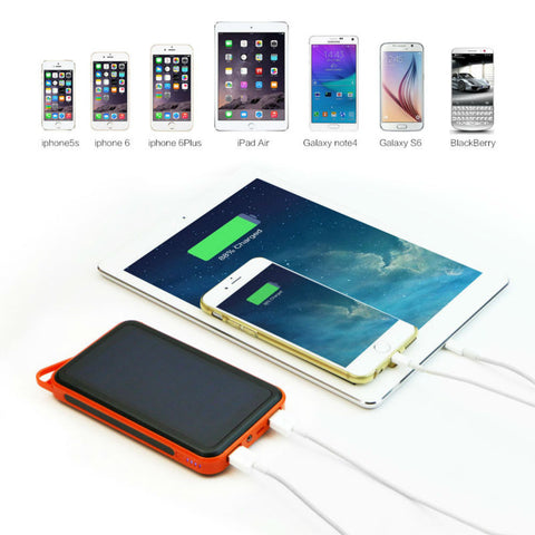 15000mAh Solar Power Bank Solar External Battery Chargers