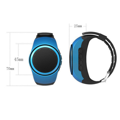 Ubit B20 Bluetooth Sports Music Watch Portable Mini Watch Bluetooth 2.1+EDR Sport Speaker TF Card FM Audio Radio Speakers