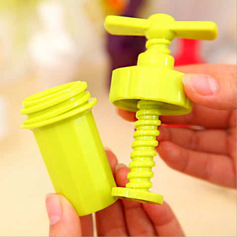 Manual Press Twist Cutter Crusher Cooking Tool Plastic