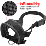 Soft Padded Pet Head Collar Champion Dog Training Halter Nylon Dog Muzzle Loop Stops Dog Pulling Training Tool