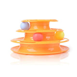 Dog Cat Toys Three Tower Of Tracks Turntable Ball
