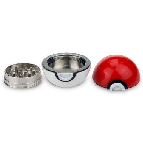 Aluminum Herb Pokemon Pokeball  Grinder