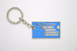 GREDDI Turbo Badge Emblem Keychain
