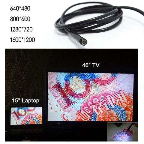 8.5mm 2.0MP USB Endoscope 2M cable