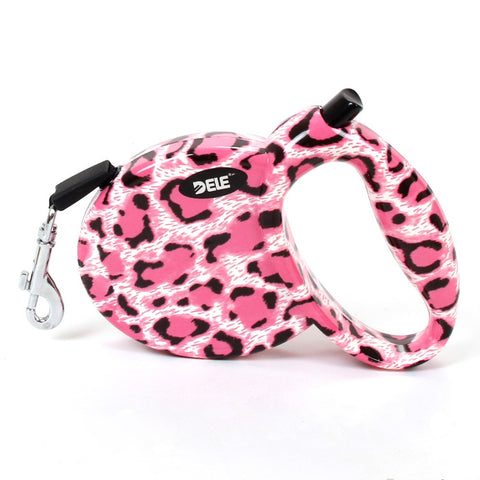 Dog Leash Pet Product Retractable Dog Leash Camouflage Leopard Print Zebra-stripe Lovely Pattern 3M Long