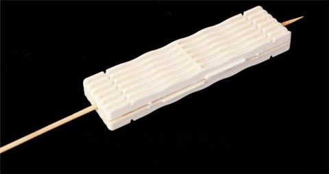 1 pcs Meat Grill Tools White Wear String BBQ Tools Multi-function Barbecue Skewer Machine Wear Meat Vegetable String