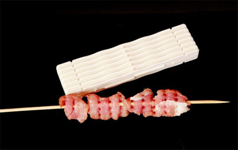 1 pcs Meat Grill Tools White Wear String BBQ Tools Multi-function Barbecue Skewer Machine Wear Meat Vegetable String