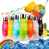 650ml Water Bottle plastic Fruit infusion